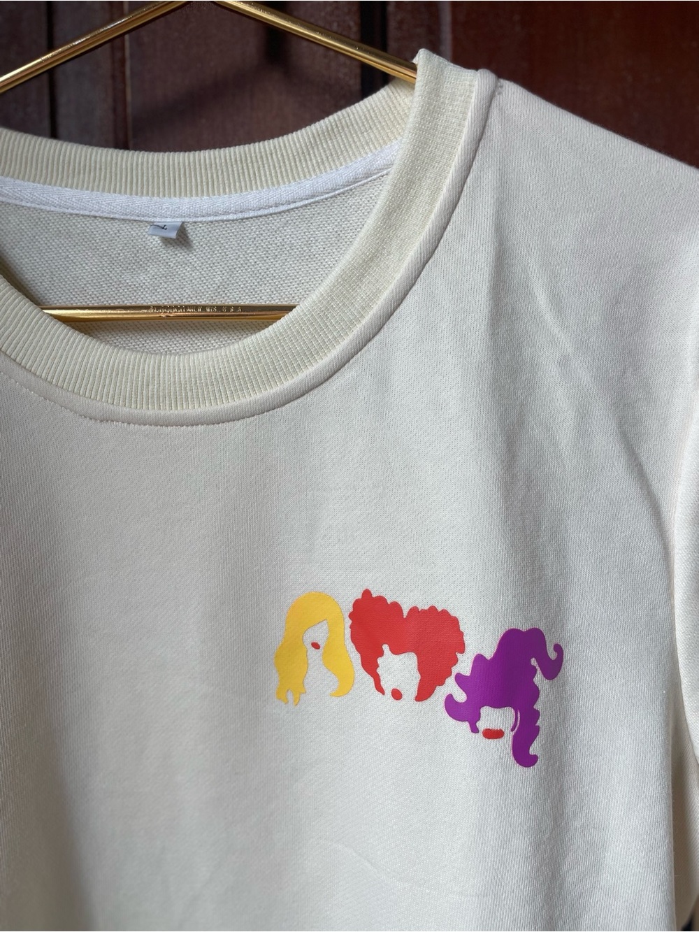 women's large long sleeve Hocus Pocus top - Picture 3 of 7